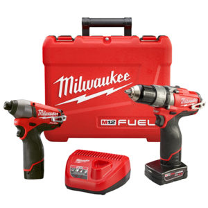 Milwaukee M12™ FUEL™ COMBO 1/2 HMR DRL/IMPACT W/2 BAT