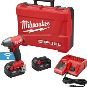 Milwaukee M18 FUEL™  3/8″ COMPACT IMPACT WRENCH W/ FRICTION RING WITH ONE-KEY™ KIT