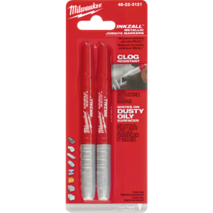 Milwaukee 2PK FINE POINT SILVER INKZALL