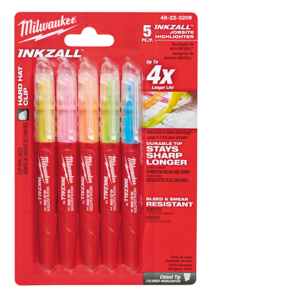 Milwaukee 5PK COLOR HIGHLIGHTER