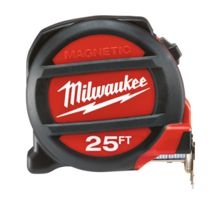 Milwaukee 25′ MAGNETIC TAPE MEASURE