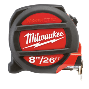 Milwaukee 26’/8M MAGNETIC TAPE MEASURE