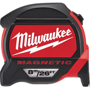 Milwaukee 8m/26ft Premium Magnetic Tape Measure